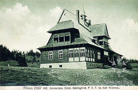Stare schronisko na Hali Miziowej